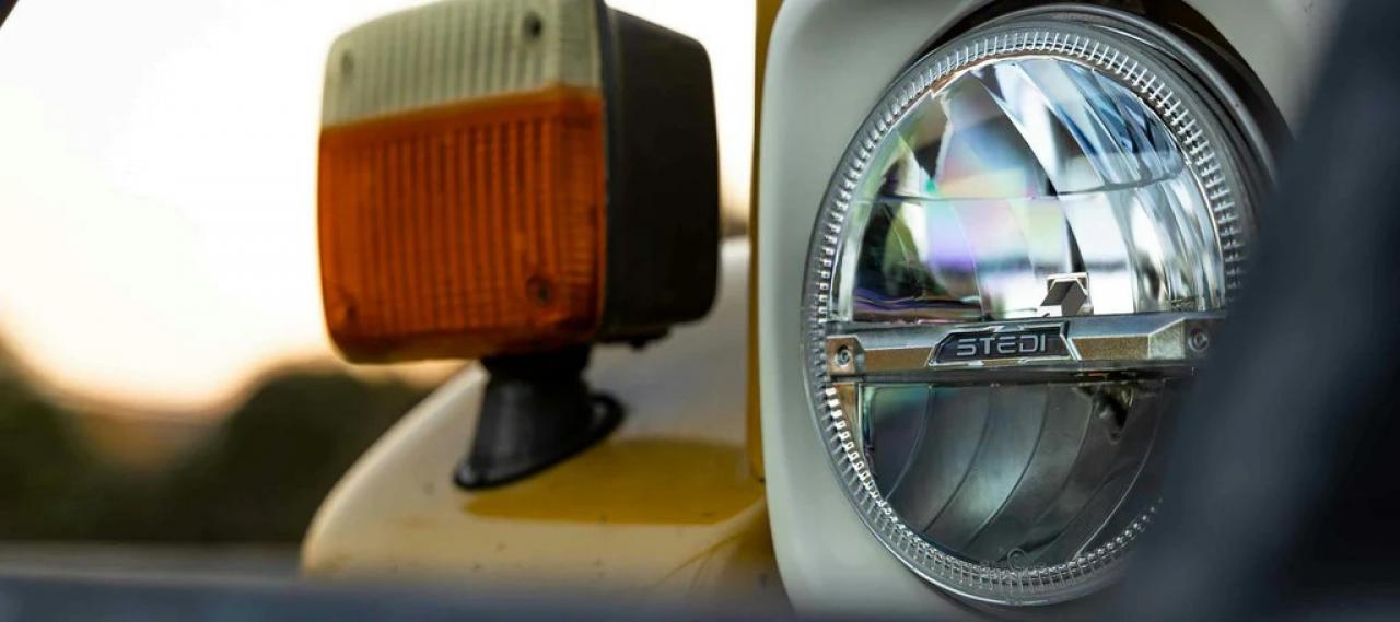 STEDI 7Inch Homage LED Headlight - Chrome (5700K)